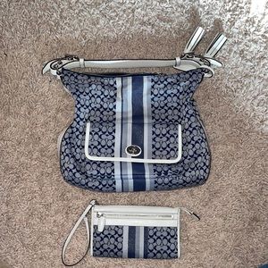 Coach purse and wallet set